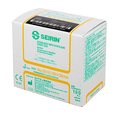 FEI Acupuncture Seirin J Type Box of 100 Needles