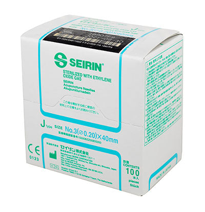 FEI Acupuncture Seirin J Type Box of 100 Needles