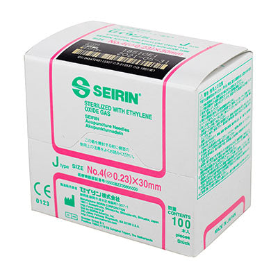 FEI Acupuncture Seirin J Type Box of 100 Needles