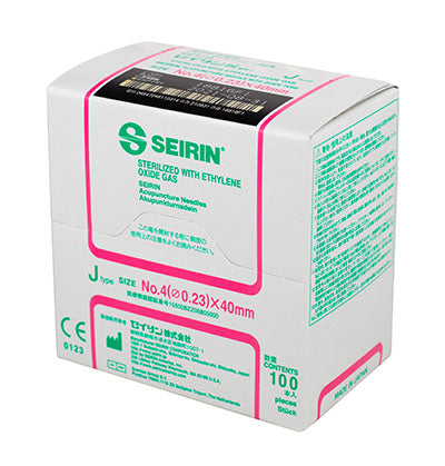 FEI Acupuncture Seirin J Type Box of 100 Needles