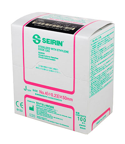 FEI Acupuncture Seirin J Type Box of 100 Needles