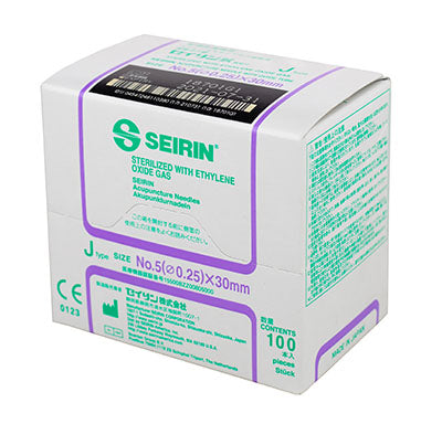 FEI Acupuncture Seirin J Type Box of 100 Needles