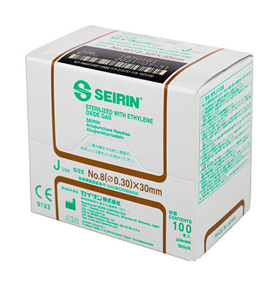 FEI Acupuncture Seirin J Type Box of 100 Needles