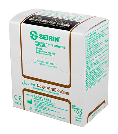 FEI Acupuncture Seirin J Type Box of 100 Needles