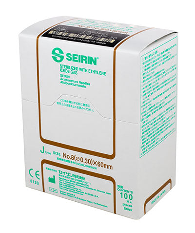 FEI Acupuncture Seirin J Type Box of 100 Needles