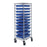 Complete Carts 11-Container Bin Cart - Frame: 21"W x 24"D x 74"H - Boxes: 17.5"W x 22.5"D x 3"H