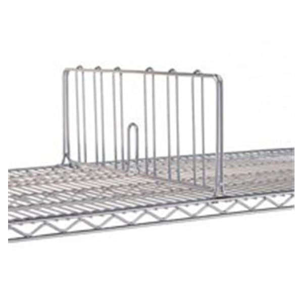 Intermetro Industries Divider Shelf Metro 24x8" Silver Stainless Steel f/ Spr Erct Ea