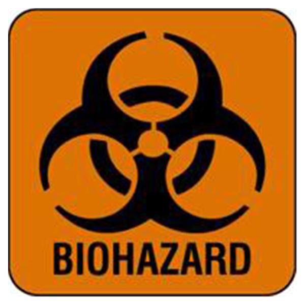 Grainger Biohazard Labels 7/8x7/8 500/Bx