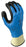 Best Manufacturing 377 Nitrile Foam Grip Gloves - Blue Nitrile Work Gloves with Black Foam Palm, Size L - 377L-08