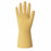 Best Mfg Chemical Resistant Latex Utility Gloves - 18 Mil 12" Latex Chemical Gloves, Unlined, Amber, Size 10/XL - VMUXL-10