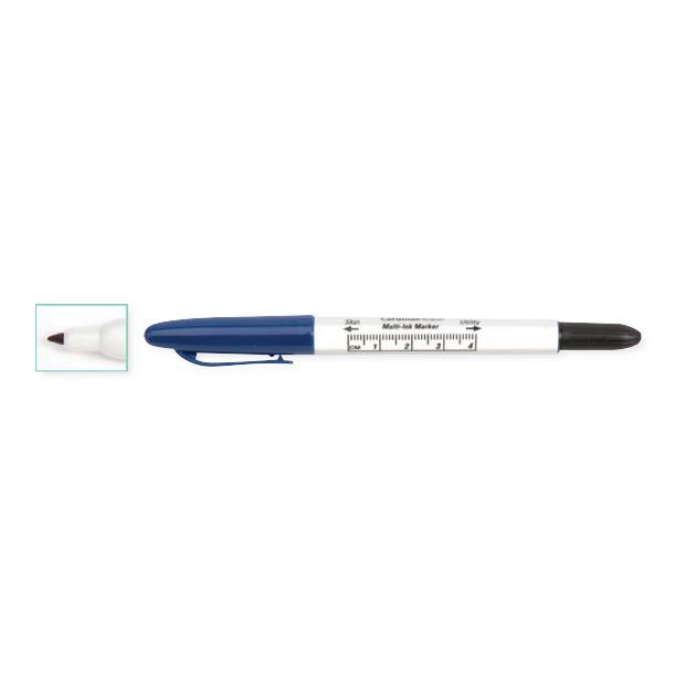 Cardinal Health Skin Markers - Regular-Tip Skin Marker with Ruler and Labels - 250GPRL-V