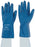 Best Mfg Chemical Resistant Latex Utility Gloves - 18 Mil 12" Latex Chemical Gloves, Unlined, Blue, Size 7/Small - VMUPS-07