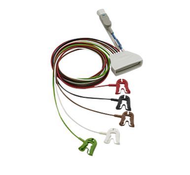 Cardinal Health Disposable Cable / Leadwire Systems - Direct Connect MX40 EKG Cable, 5 Lead, Nellcor, SPO2 - 33149