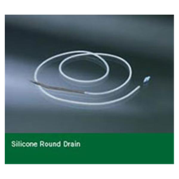 Bard Medical Division Drain Wound Silicone 3.2mmx49" Md Perf Rnd Tp w/ Troc Strl 10/Bx