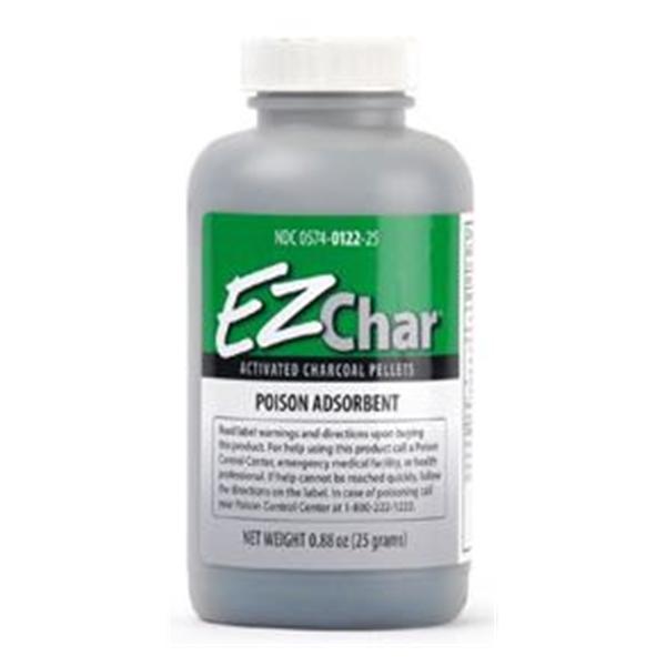 Perrigo Pharmaceuticals Ez-Char Activated Charcoal 25gm Pellets Ea