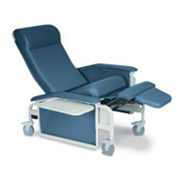 Winco Recliner Clinical CareCliner Vinyl Drop Arm 275lb Capacity Nvy Ea