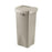 Rubbermaid Container Waste Untouchable Plstc 23gal Swing Top Beige Square Ea