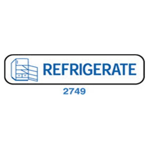 Health Care Logistics Label Refrigerate Storage English 1-5/8x3/8" Adhs White 1000/Pk