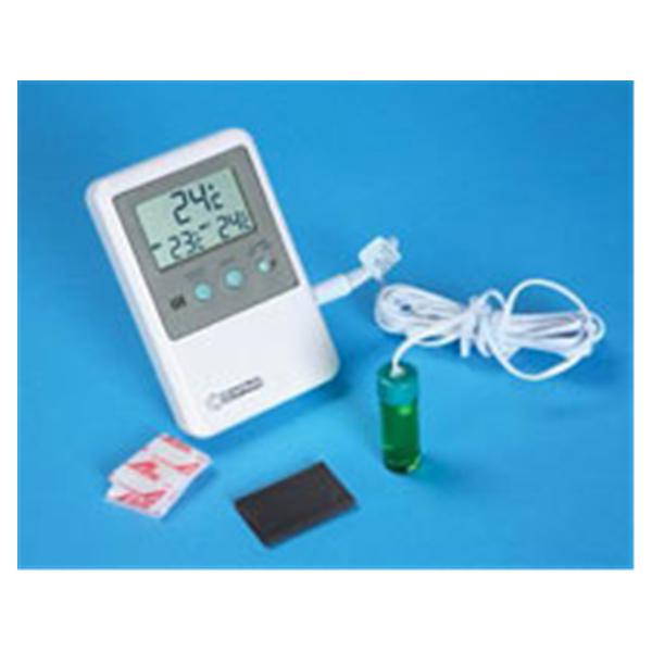 Health Care Logistics Thermometer Vaccine -50 to 70Â°C/-58 to 158Â°F Dgtl 3 LCD Sl Prb Ea