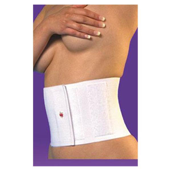 Summit Medical Binder Compression Adult Abdominal Elastic 1Pnl Wht Sz 6 Md Ea