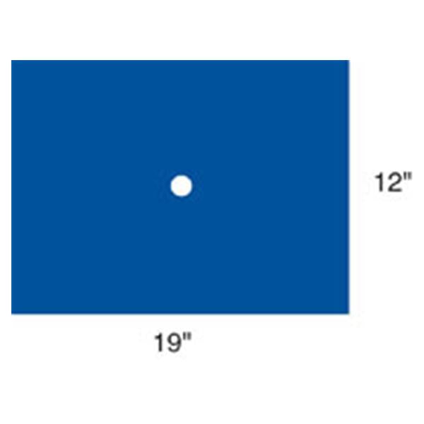 Medline Industries  Drape Circumcision 5/8" Fenestrated 12x19" Sterile 40/Ca