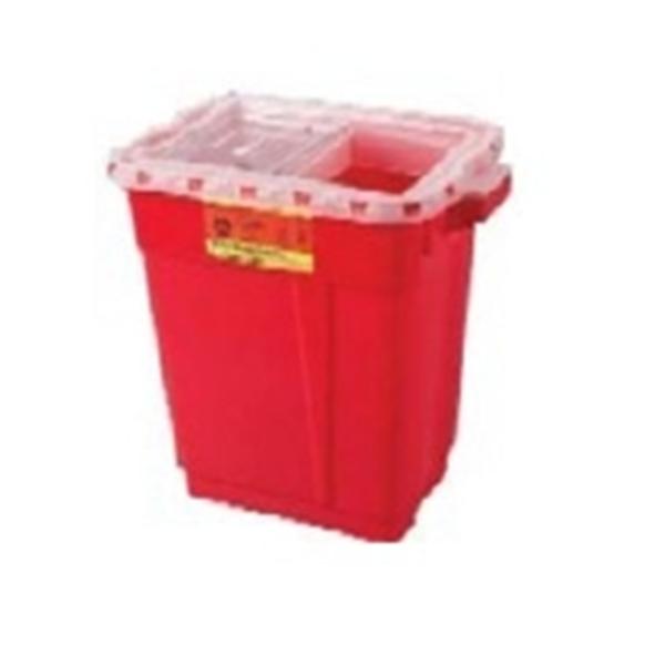 Becton-Dickinson Collector Sharps 17gal Dual Opening/X-Large Red/Natural 5/Ca