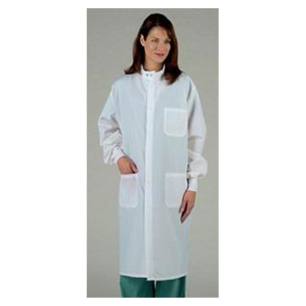 Medline Industries  Lab Coat 100% Polyester ASEP Unisex White Small Ea