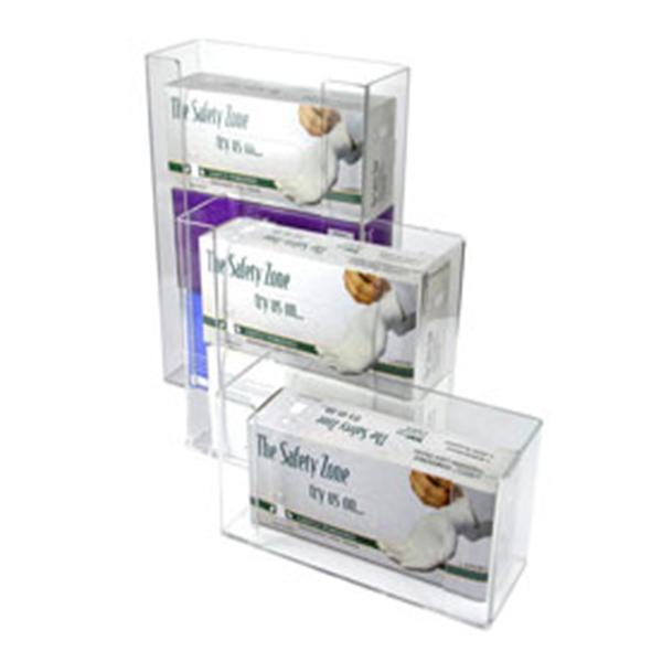 Unico Glove Box Holder Acrylic Triple Clear Ea