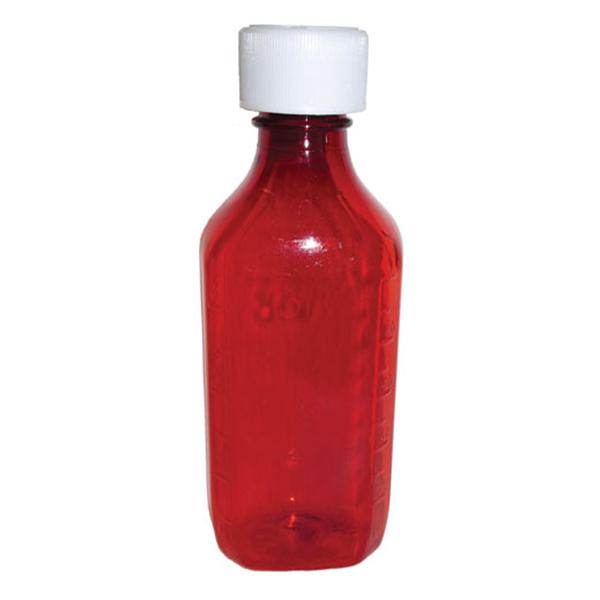 Clarke Container Division Bottle Syrup Plastic 3oz Amber 100/Ca