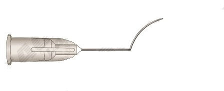 Eagle Labs Nucleus Hydrodissection Nichamin Cannula - Nucleus Hydrodissection Nichamin Cannula, 12 mm Formed, Flattened Tip, 27G x 1" - 113-27F-12