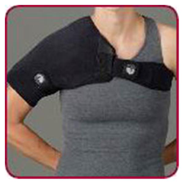 Deroyal Industries  Support Thermal ActiveWrap Shoulder Plsh Blk Size Small/Medium Ea