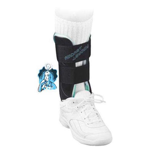 DJO Brace Aircast Air-Stirrup Adult Ankle Plstc Wht Sz 9 Sm Univ Ea