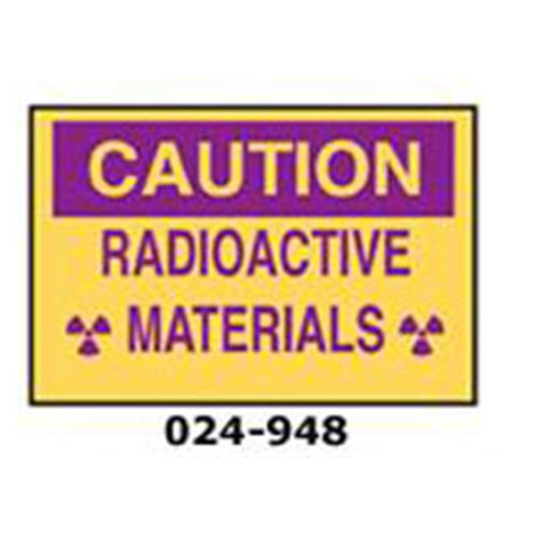 Biodex Medical Systems Sign"Caution Radiat Material" Ea Ea