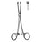 Sklar Instruments Forcep Tissue Allis 8" Straight 1x2 Teeth Stainless Steel Ea