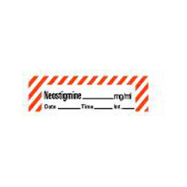 TimeMed a Div of PDC Tape Neostigmine Anesthesia 1.5x.5 Rmvbl White/Red Stripe 333/Rl