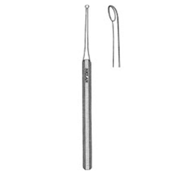 Sklar Instruments Curette Podiatry Excavator 5" #57-3 2.5mm Cup Tip SS Ea