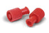 Dual-Function Syringe Locking Caps, Red, Male / Female