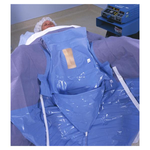 Microtek Medical Drape Lingeman Lingeman Fenestrated 15x1" 3-In-1 Blue 10/Ca