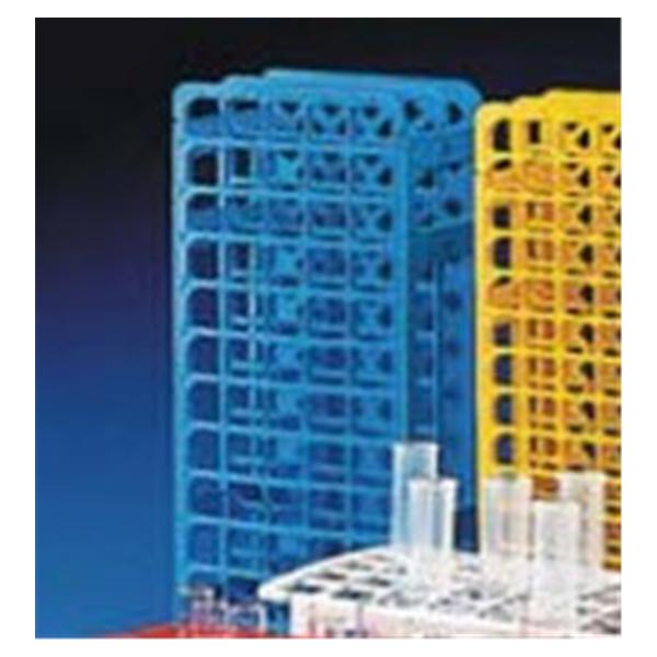 Globe Scientific  Test Tube Rack 20-21mm 40 Place Blue Ea