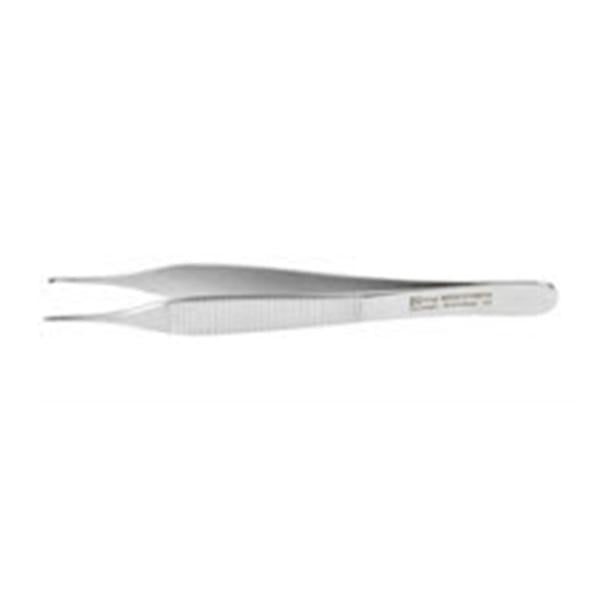 Medline Industries  Forcep Tissue Adson 4-3/4" Straight 1x2 Teeth Micro SS Ea