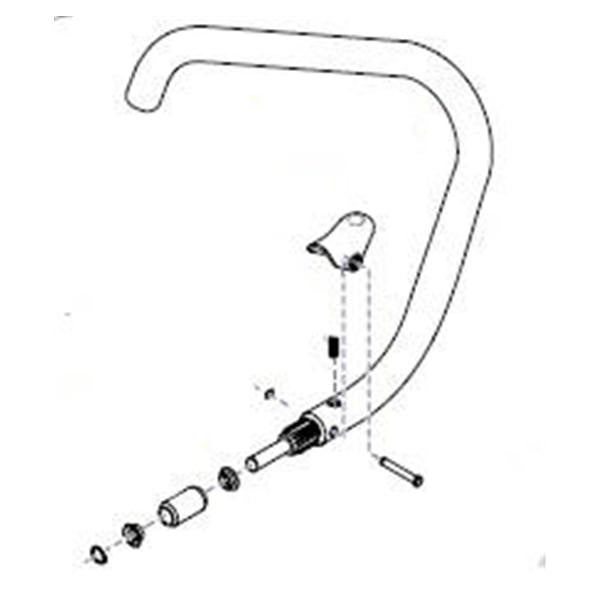 Midmark oration Handle Assist For 204 Ritter Exam Table Ea