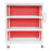 Extra-Wide 3-Shelf Linen Cart with Mesh or Vinyl Cover