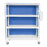 Extra-Wide 3-Shelf Linen Cart with Mesh or Vinyl Cover