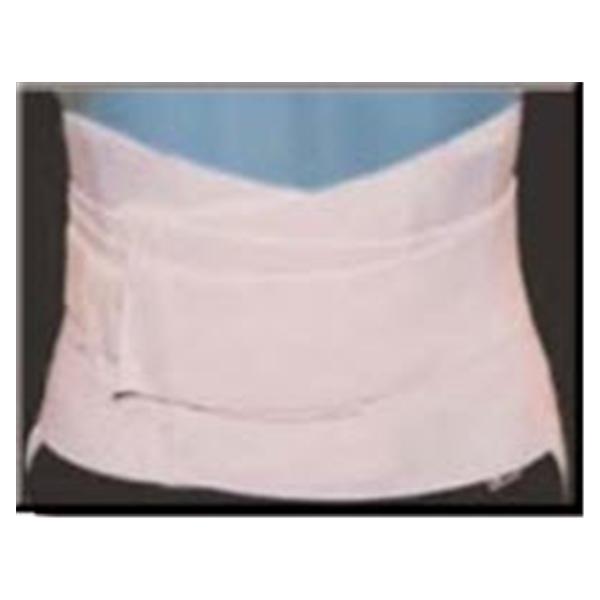 Jobri/Mor-Loc Support Brace Deluxe Back Criss-Cross White Size Medium Ea (20.335MED)