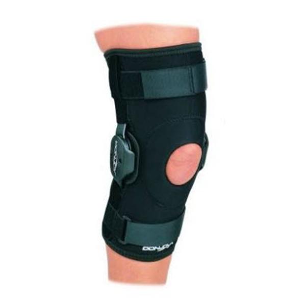 DJO Brace Wraparound Economy Adult Knee Drytx Blk Sz Md Universal Ea (11-2012-3)