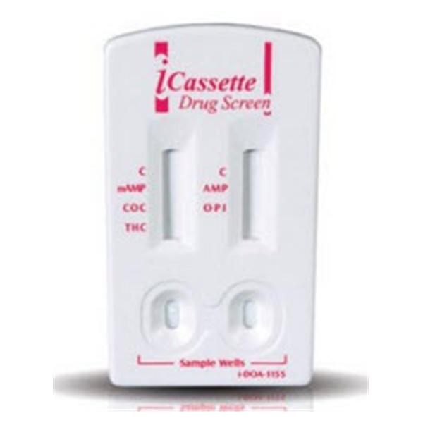 Alere Toxicology-Products iCassette Drug Screen Test Kit CLIA Waived 5 Panel 25/Bx (I-DOA-1155)