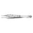 Aesculap  Forcep Tissue 4-3/4" 1x2 Teeth 120mm Ea