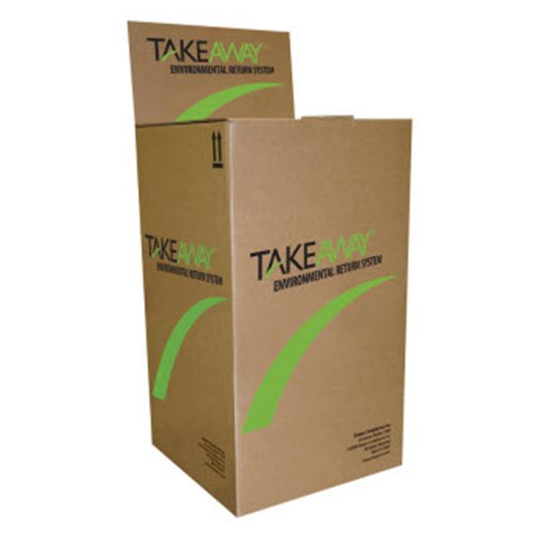 Sharps Compliance Container Disposal TakeAway 20gal Cardboard Brown Ea