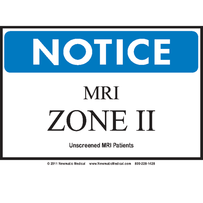 MRI Zone Signs