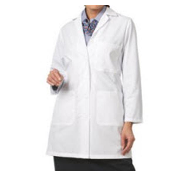 Fashion Seal Lab Coat 65% Polyester / 35% Cotton Womens White Medium 34.5" Ea